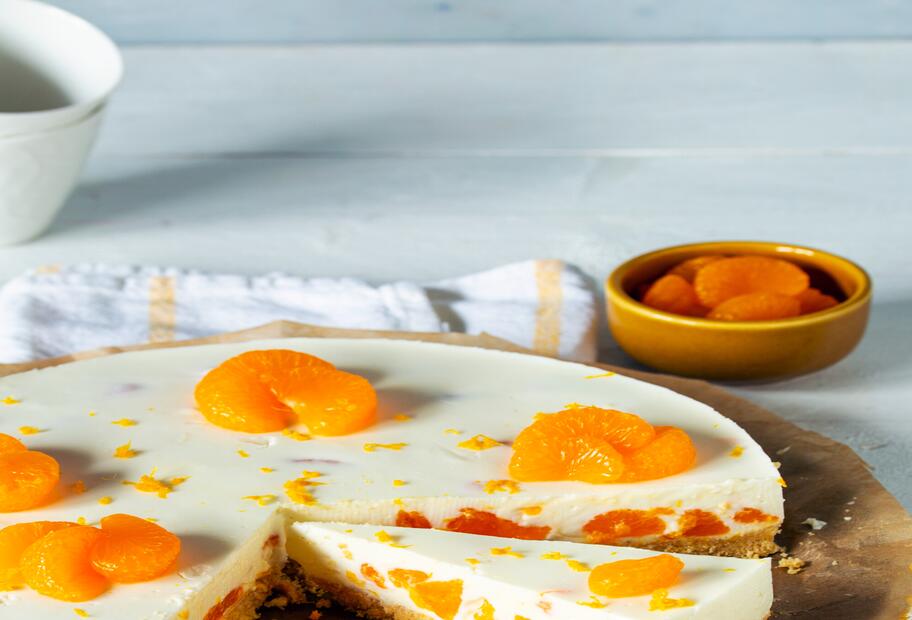 Philadelphia-Torte mit Mandarinen