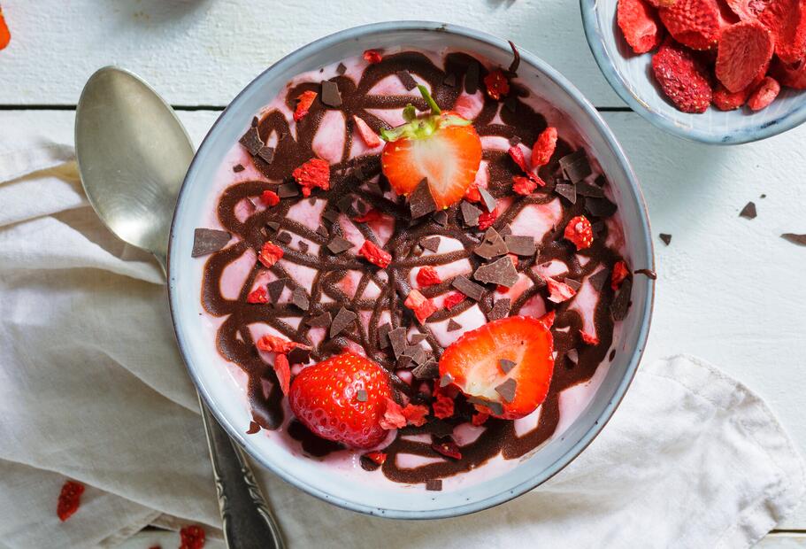 Yogurette-Bowl mit Quark