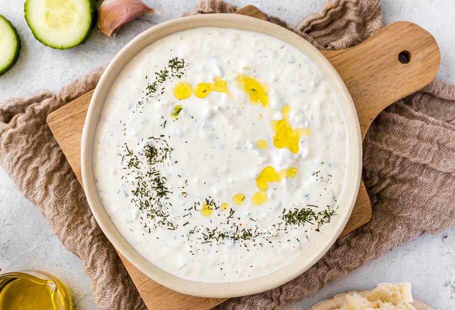 Zaziki mit Schmand
