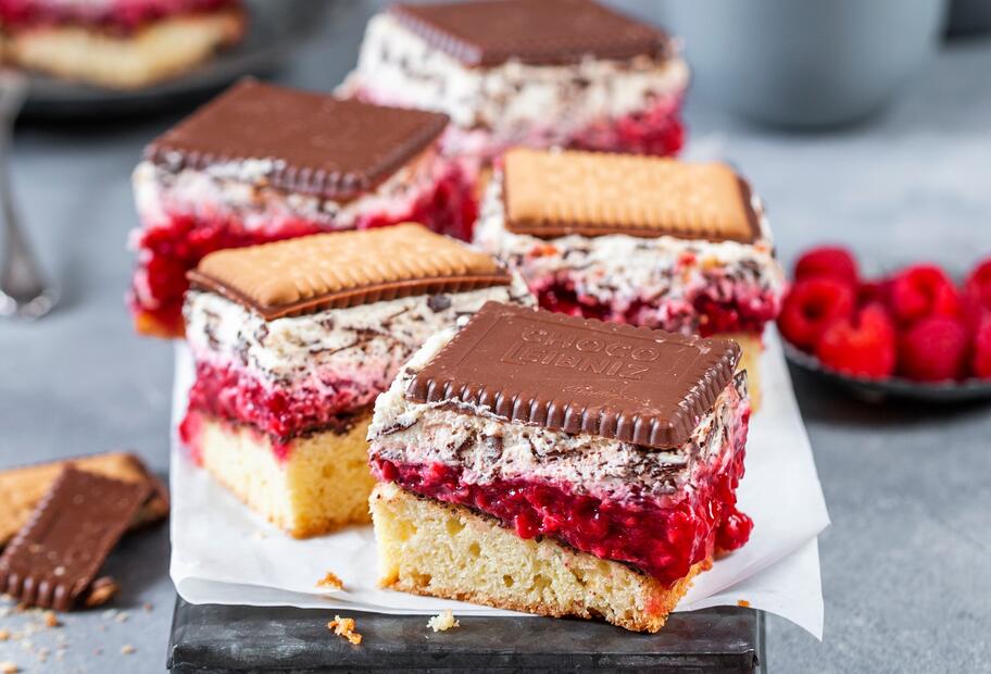 Butterkekskuchen mit Schokolade