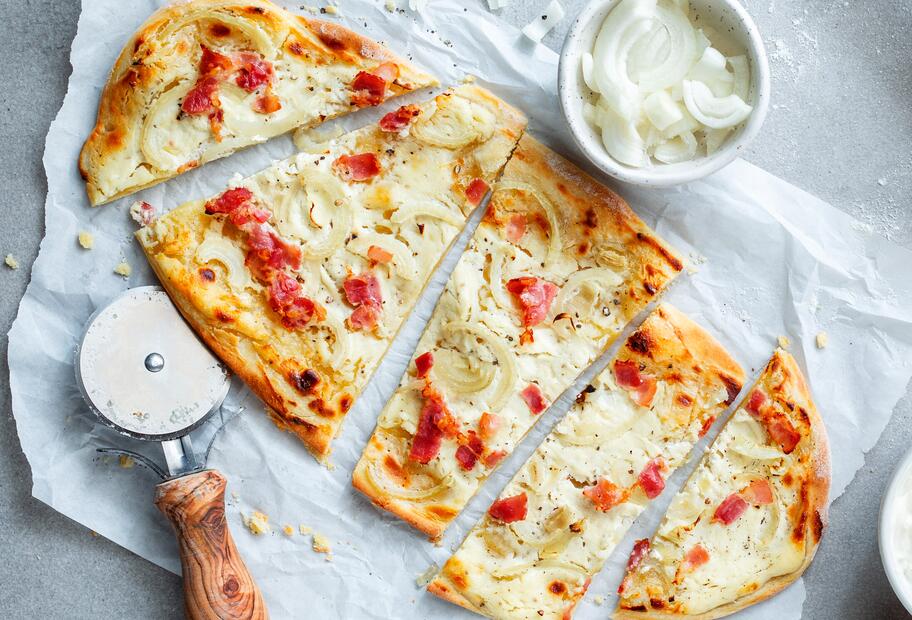Elsässer Flammkuchen