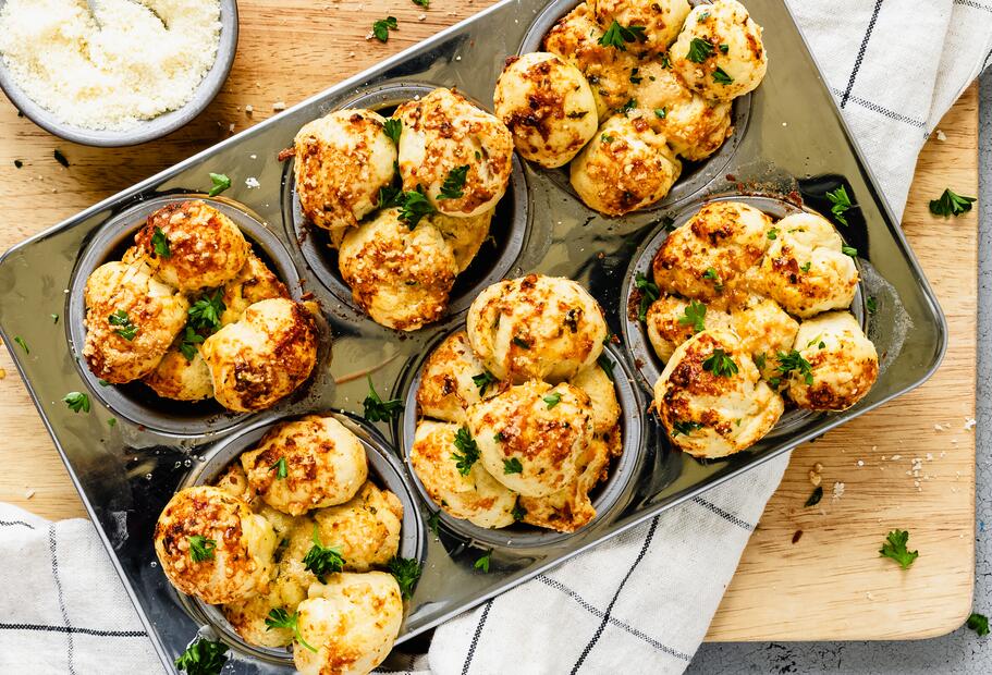 Mini Garlic Monkey Bread für den Thermomix®