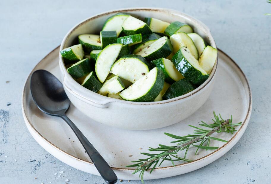 Zucchini garen