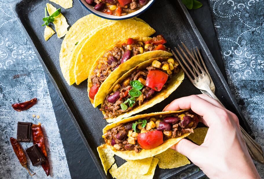 Taco-Füllung mit Hackfleisch