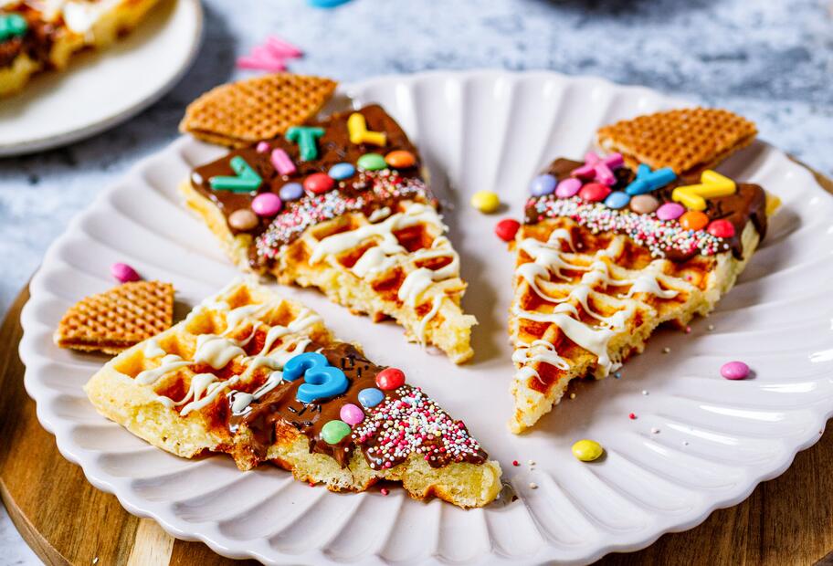 Schultüten-Waffeln