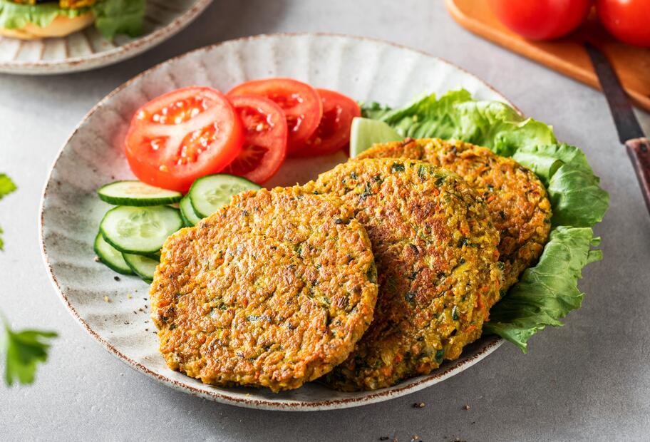 Gemüse-Burger-Pattys