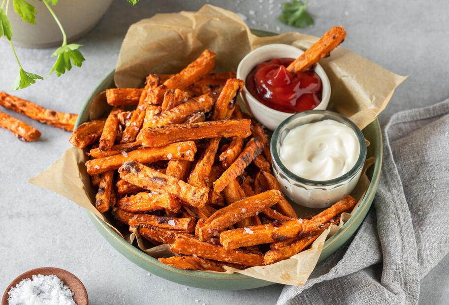 Süßkartoffel-Pommes
