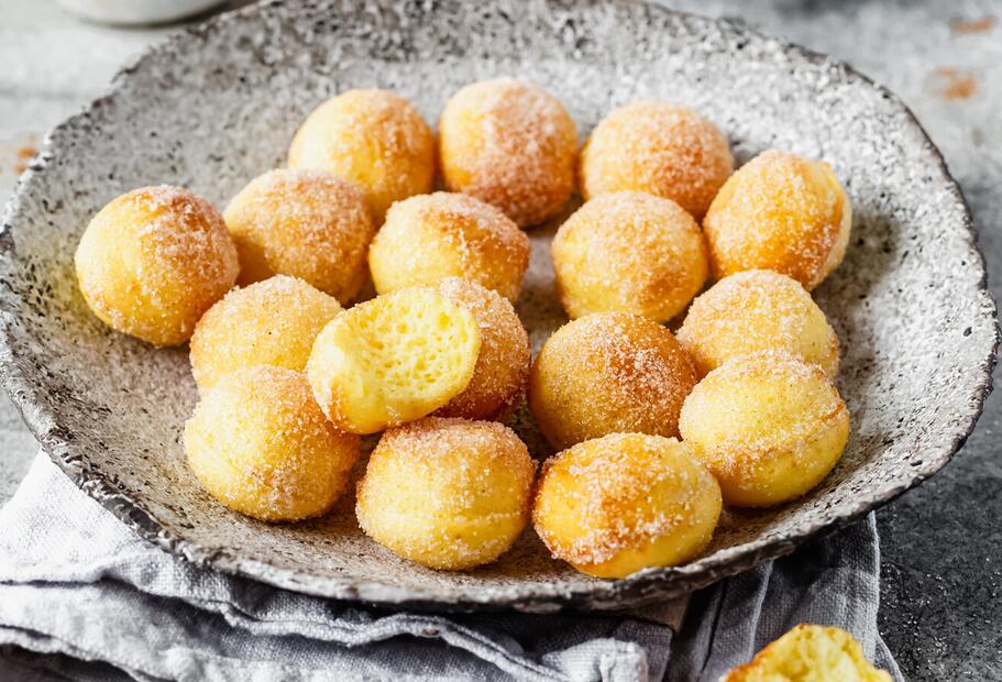 Quarkbällchen im Backofen