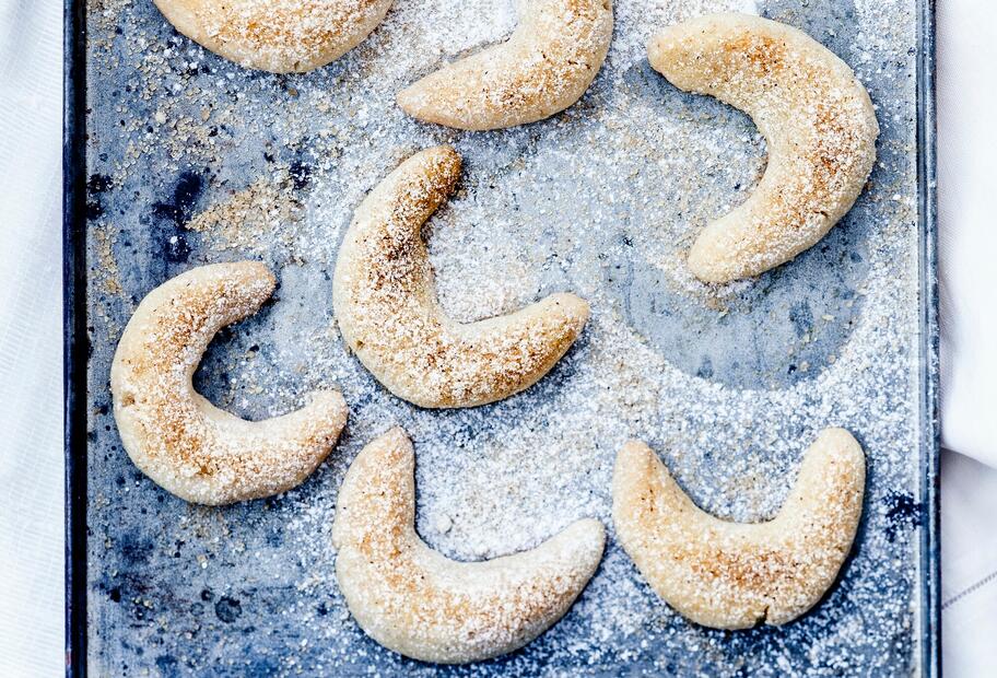 Einfache Vanillekipferl