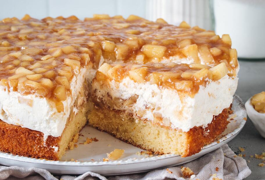 Winterapfeltorte mit Schmand