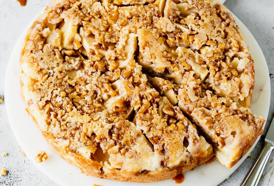 Apfel-Karamell-Kuchen