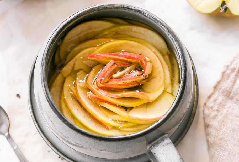 Apfelrose-Kräutertee