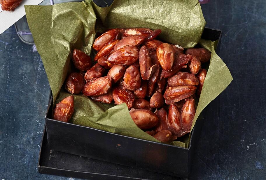 Gebrannte Punschmandeln