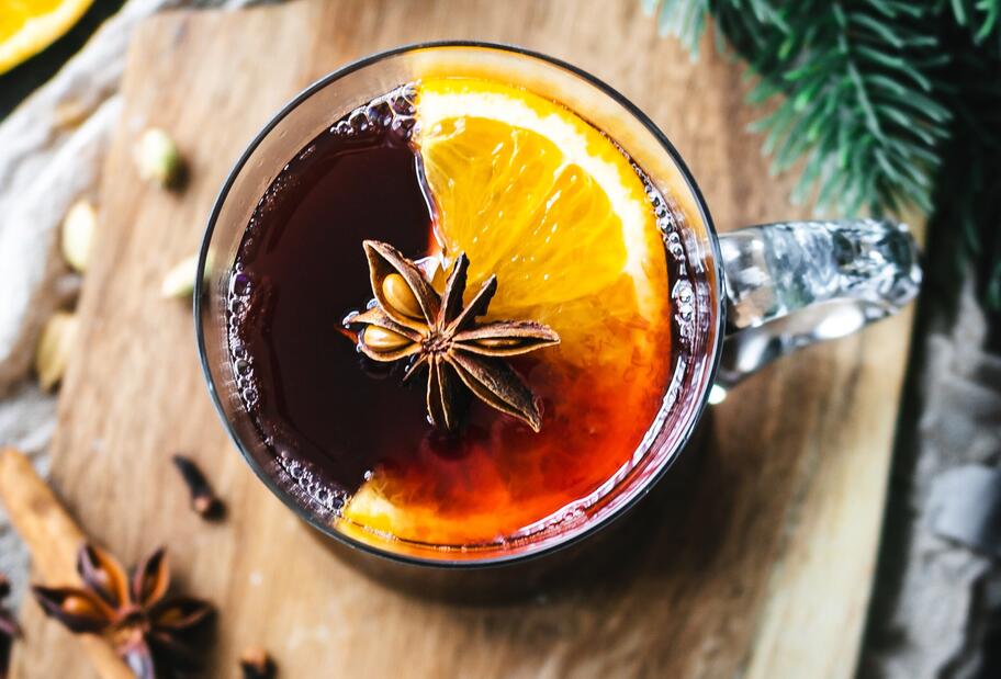 Glühwein mit Amaretto