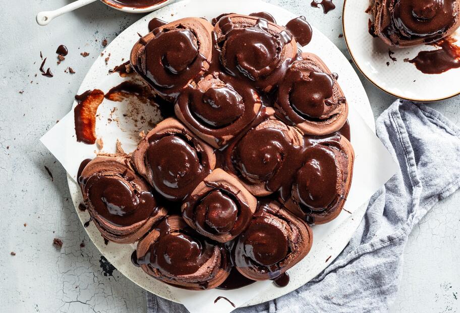 Saftige Schokoschnecken