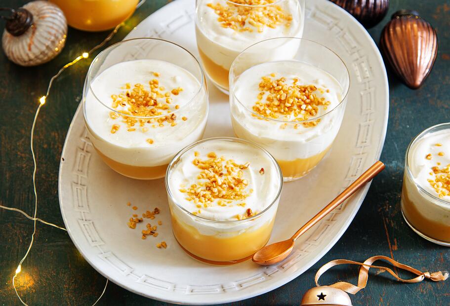 Einfache Mandelcreme