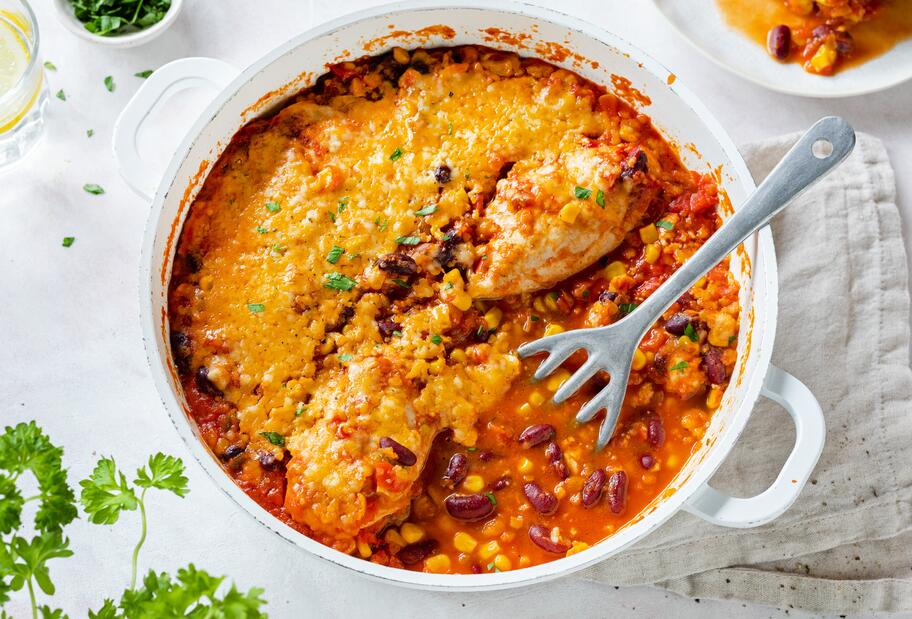 Tex-Mex-Chickenauflauf
