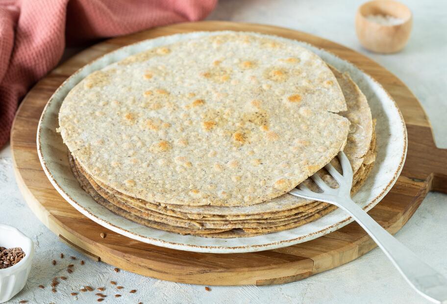 Grundrezept Low-Carb-Wraps