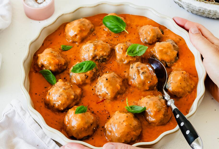 Italienische Hackbällchen mit Reis