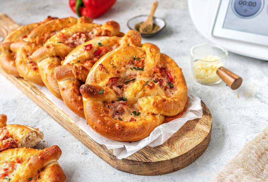 Pizza-Brezeln