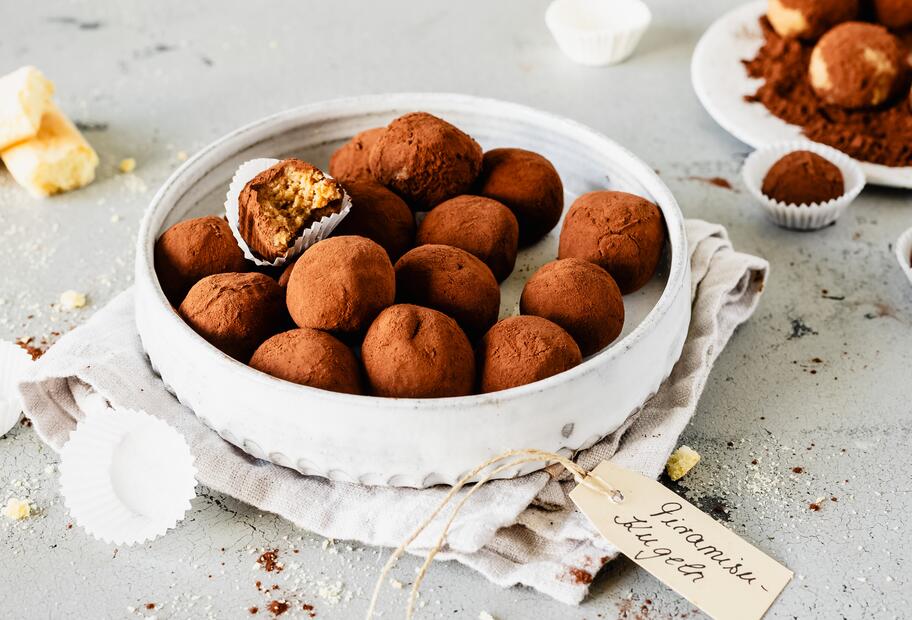 Einfache Tiramisu-Kugeln