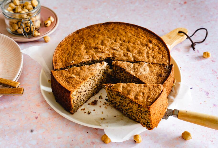 3-Zutaten-Nusskuchen ohne Mehl