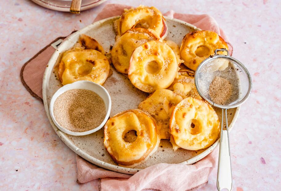 Apfelküchle ohne Frittieren