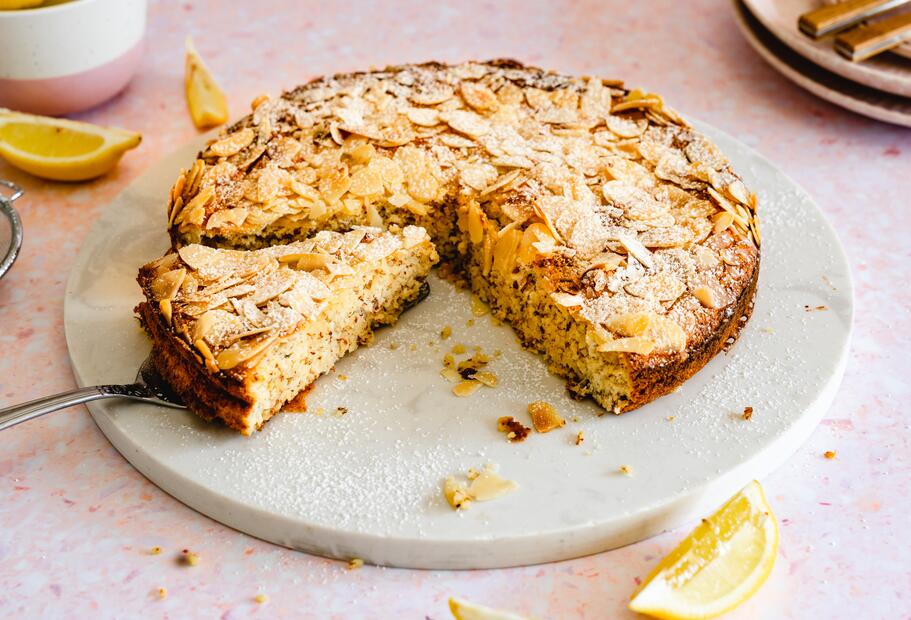 Zitronen-Mandelkuchen ohne Mehl