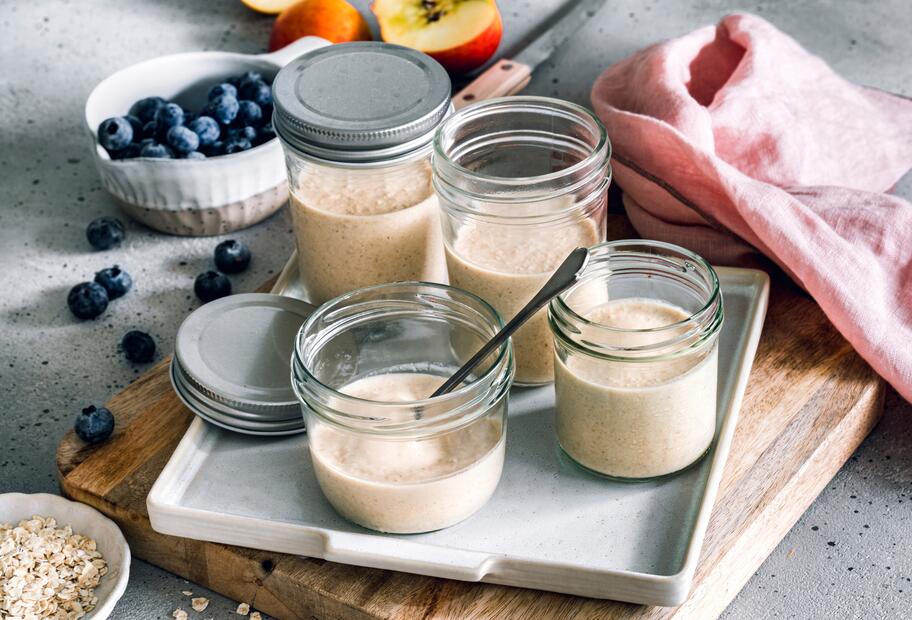 Basis-Overnight-Oats aus 2 Zutaten