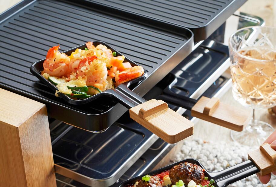 Scampi-Pfanne süßsauer