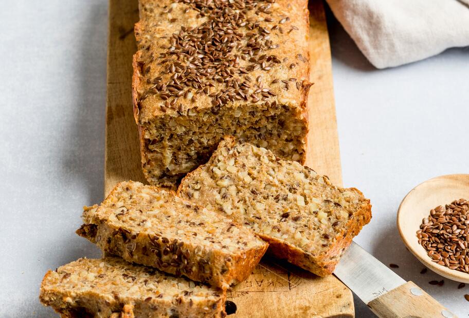 Fitnessbrot mit Quark