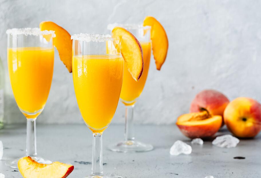 Frozen Bellini mit Prosecco