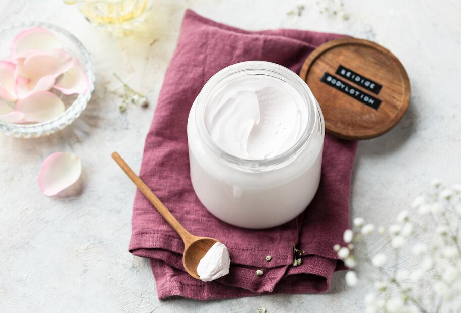 Seidige Bodylotion
