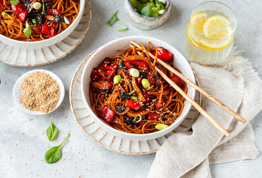 Spaghetti Teriyaki