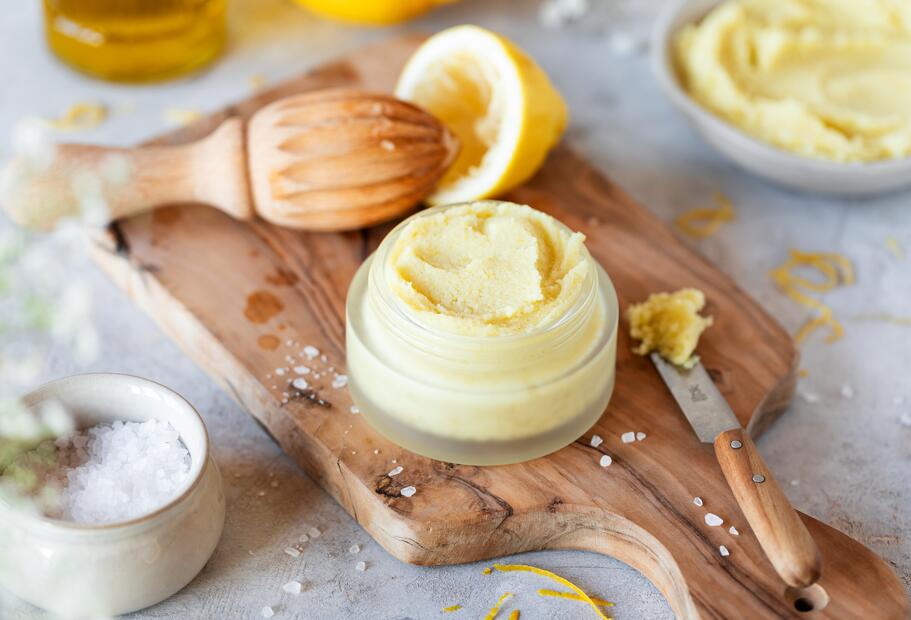 Zitrusfrucht-Peeling