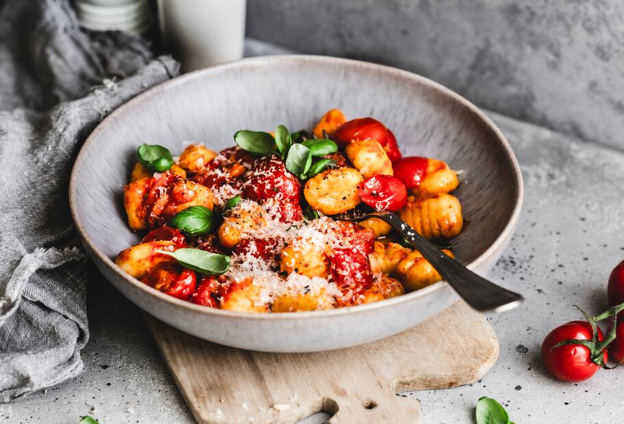 15-Minuten-Gnocchi mit Knoblauch-Tomaten für den Thermomix®