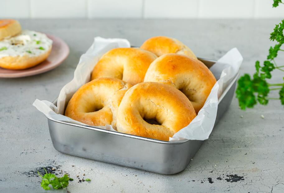 Bagel ohne Hefe mit 5 Zutaten