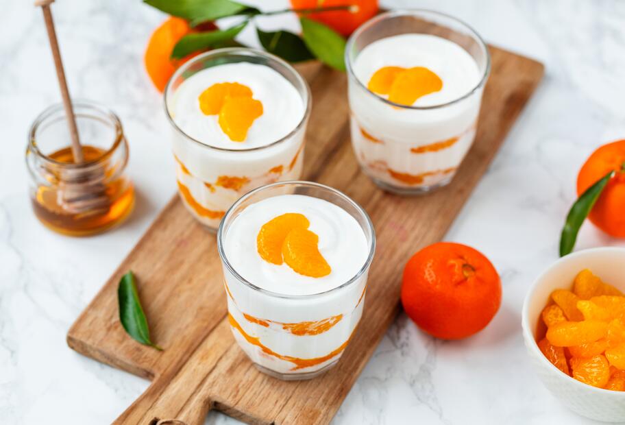 Fettarmer Mandarinenquark für den Thermomix®