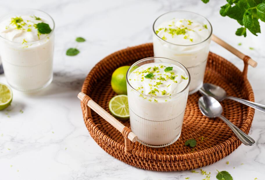 5-Zutaten-Limettenmousse