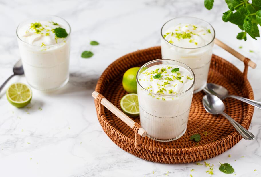 5-Zutaten-Limettenmousse
