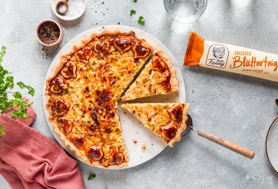 Quiche Lorraine mit Herzen