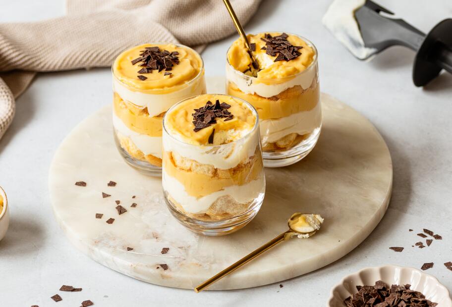 Eierlikör-Tiramisu im Glas
