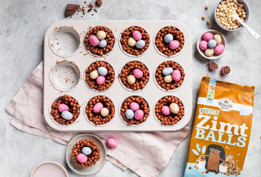 Knusper-Osternester aus 3 Zutaten