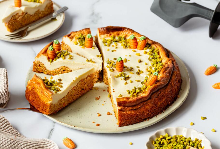 Cremiger Karotten-Käsekuchen