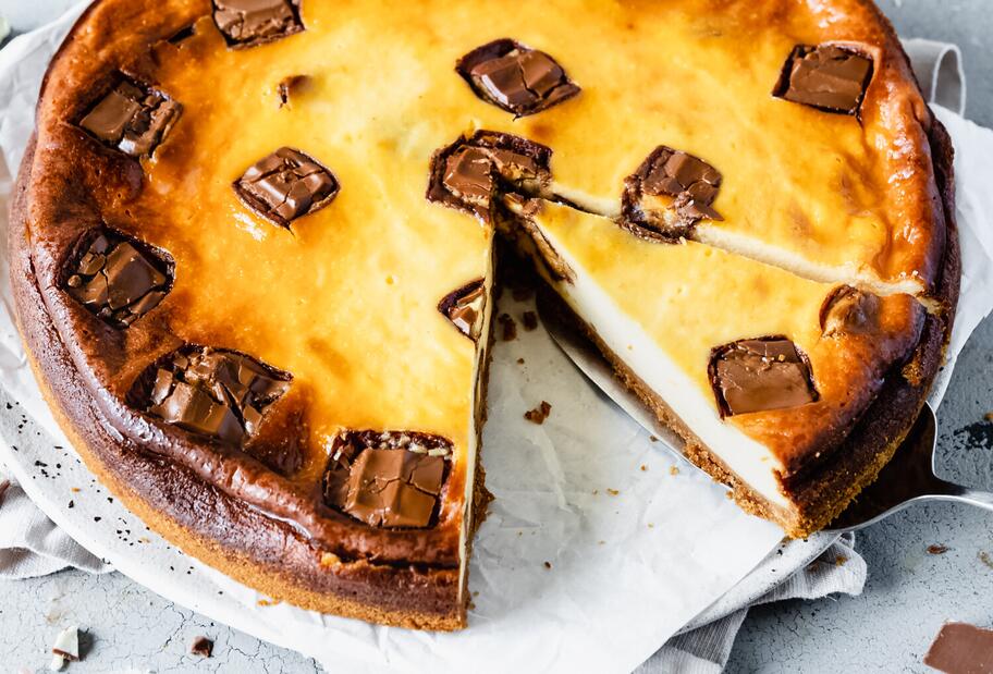„Kinder Riegel”-Käsekuchen