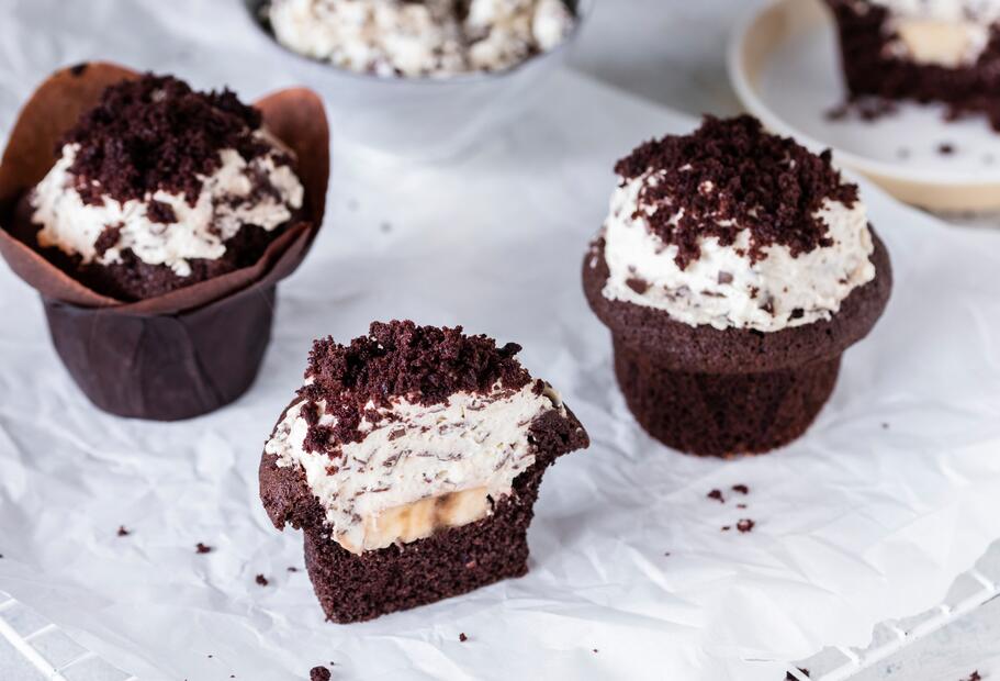 Maulwurfkuchen-Muffins