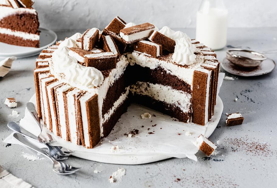 Milchschnittentorte