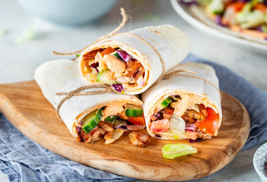 Döner-Wrap in 15 Minuten