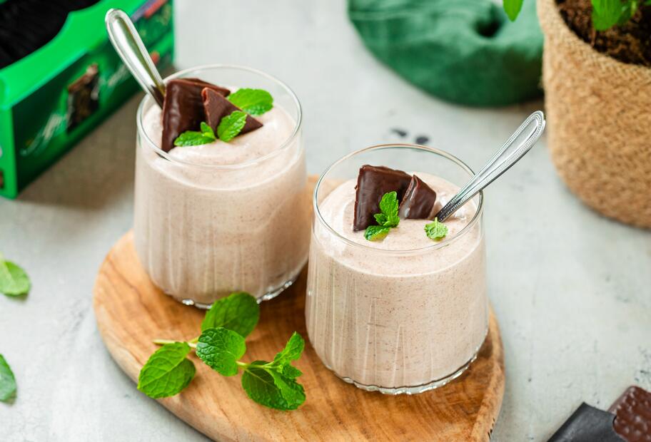 After-Eight-Creme im Glas