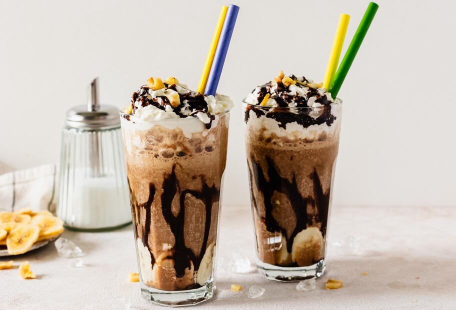Banana Split Frappuccino wie bei Starbucks